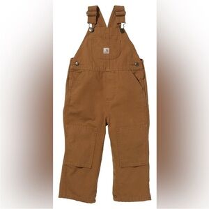 Carhartt Kids Tan Overalls Bibs Infant Toddler 18 Months